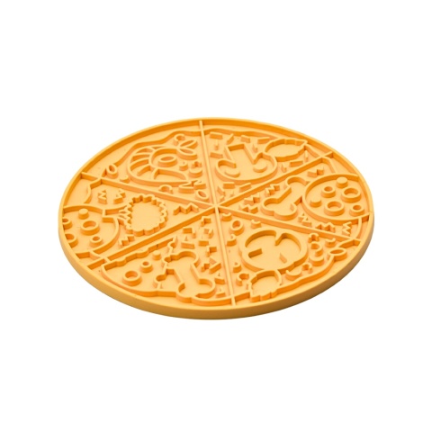 Fiboo Mata do lizania Fizza - uspokajająca mata dla kota w kształcie pizzy