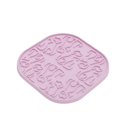 Fiboo Mata lollipop różowa do lizania dla kota