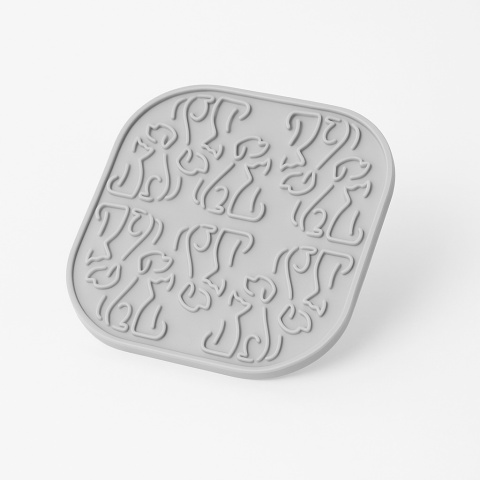 Fiboo Mata lollipop szara do lizania dla kota