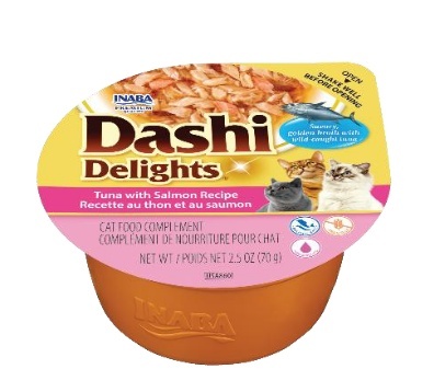 Inaba Dashi Delights Tuna Salmon - tuńczyk z łososiem 70g