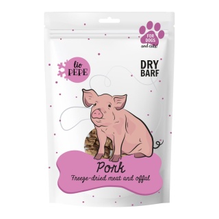 Lio PEPE Pork hearts - przysmak dla kota liofilizowane wieprzowe serca 60g