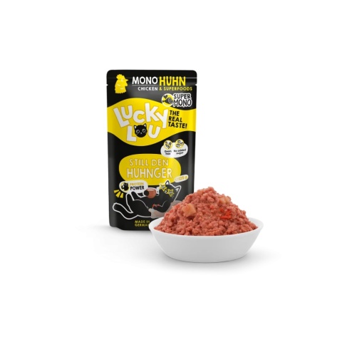 Lucky Lou SuperMono Kurczak - monobiałkowa karma dla kota 125g