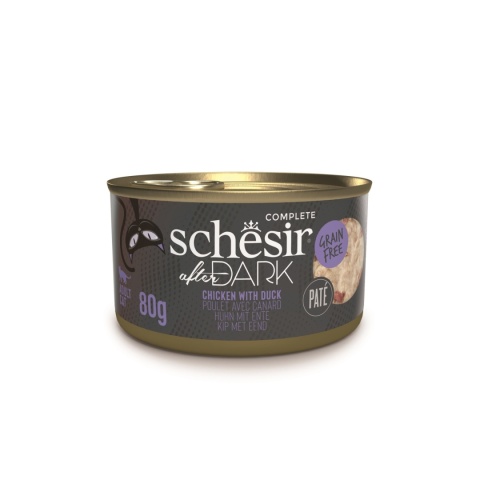Schesir After Dark pasztet z kurczaka z kaczką 80g