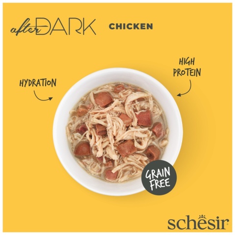 Schesir After Dark kurczak w bulionie 80g