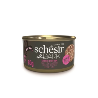 Schesir After Dark kurczak w bulionie z szynki 80g