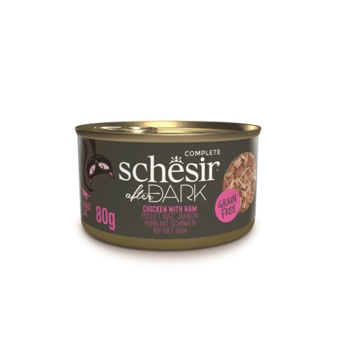 Schesir After Dark kurczak w bulionie z szynki 80g