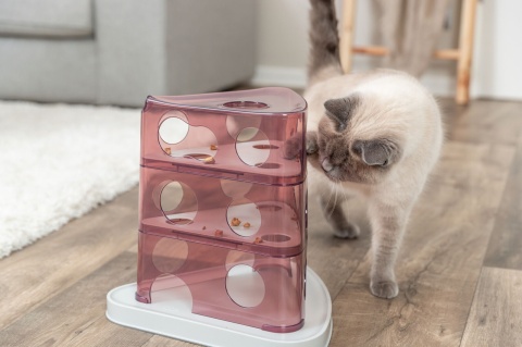 Trixie Cat Activity Cheese Tower - zabawka wieża edukacyjna dla kota