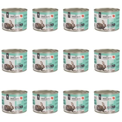 Zestaw Wiejska Zagroda Monobiałkowa Królik dla kociąt 12x200g