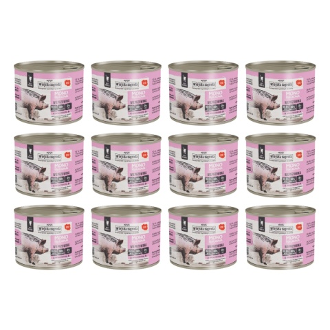 Zestaw Wiejska Zagroda Monobiałkowa Wieprzowina dla kota 12x200g