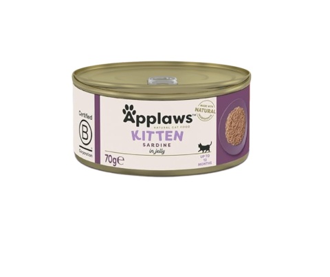 APPLAWS Cat Kitten sardynka w galaretce dla kociąt 70g