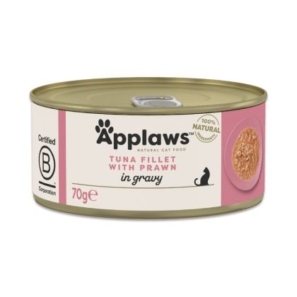APPLAWS Cat Gravy tuńczyk z krewetkami w sosie dla kota puszka 70g