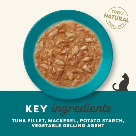 APPLAWS Cat tuńczyk z makrelą w sosie dla kota 70g