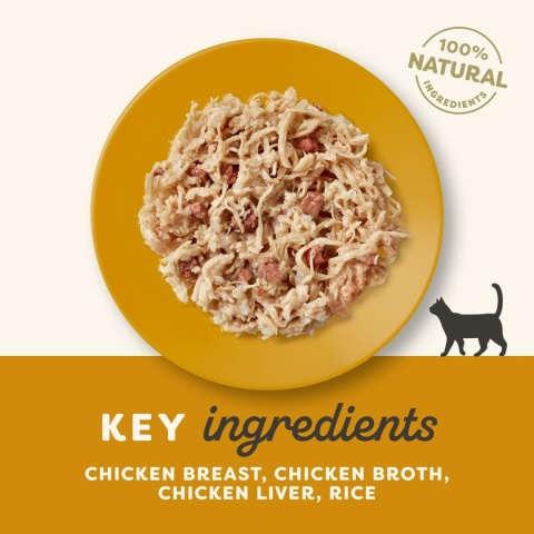 APPLAWS Cat kurczak z wątróbką w bulionie dla kota 70g