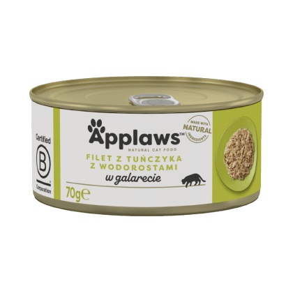 APPLAWS Cat Jelly tuńczyk z wodorostami w galaretce dla kota puszka 70g