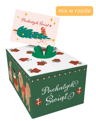 Animal Island GIFTBOX świąteczny 48 saszetek mix w rosole + 2 saszetki pasztet i kartka świąteczna GRATIS