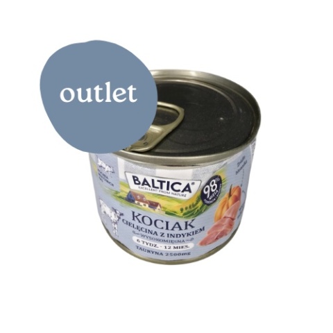 OUTLET BALTICA cielęcina z indykiem 185g