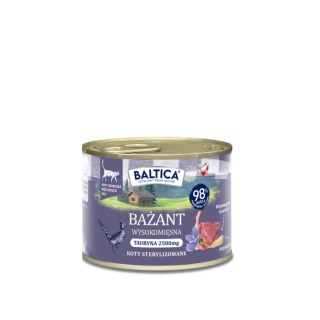 BALTICA SMAKI REGIONÓW bażant - monobiałkowa karma dla kota 185g