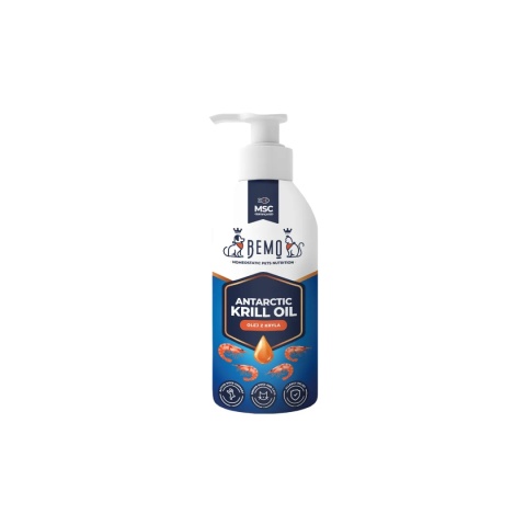 Bemo Antarctic Krill - olej z kryla dla psa i kota 100ml