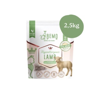 Bemo Cat Hypoallergenic - karma sucha dla kota z jagnięciną 2,5kg