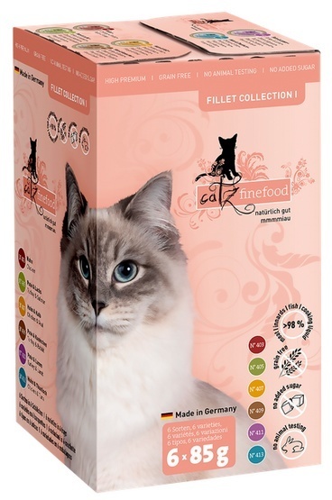 Catz Finefood Filety Multipack I N.403-413 zestaw - karma dla kota 6x85g