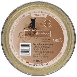 Catz Finefood Filety N.409 Indyk i królik - karma dla kota 85g
