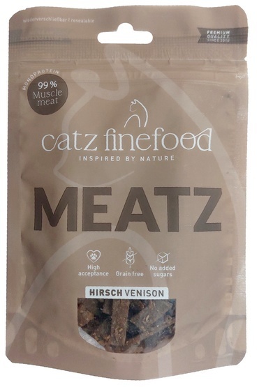 Catz Finefood Meatz N.09 Jeleń - przysmak dla kota 45g