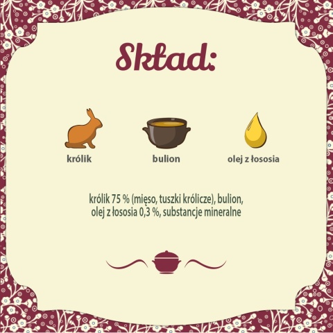 FOLK Staropolski wyborny królik - mokra karma dla kota 85g