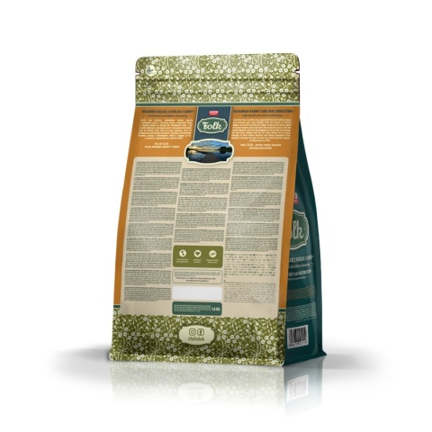 FOLK Mazurski gulasz z królika i sarny z burakami i dodatkiem żurawiny - sucha karma dla kota 1,6kg