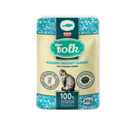 FOLK Kaszubski smakowity sandacz - karma dla kota saszetka 85g