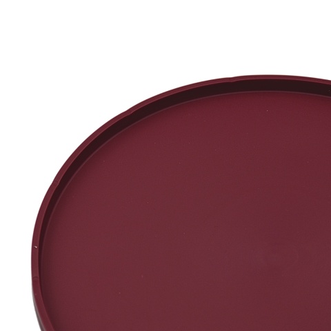 Fiboo Fiploo - gumowy talerzyk antypoślizgowy dla kota bordowy