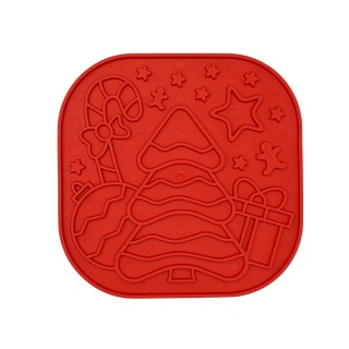 Fiboo Lollipop Xmas - mata do lizania dla kota limitowana edycja świąteczna czerwona