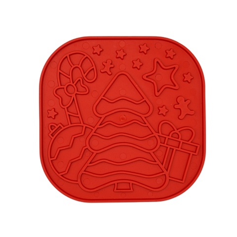 Fiboo Lollipop Xmas - mata do lizania dla kota limitowana edycja świąteczna czerwona