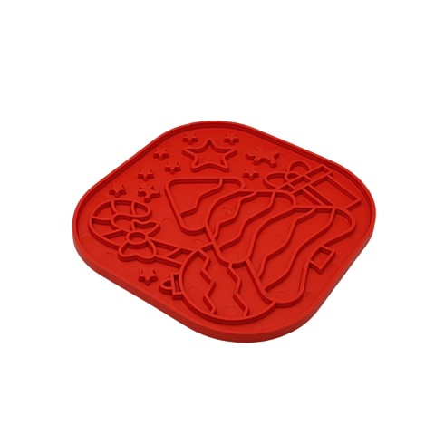 Fiboo Lollipop Xmas - mata do lizania dla kota limitowana edycja świąteczna czerwona