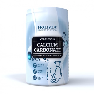 Holista Calcium Carbonate - węglan wapnia dla psa i kota 250g