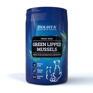 Holista Green Lipped Mussels - Liofilizowany Małż Nowozelandzki 100g