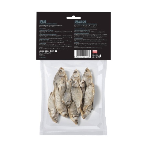 John Dog suszony karaś - naturalny suszony chrupiący gryzak 100g