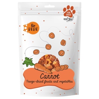 Lio PEPE Carrot - przysmak dla kota liofilizowana marchewka 25g