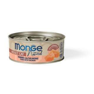 Monge Natural in Soft Jelly - Tuńczyk z łososiem 80g