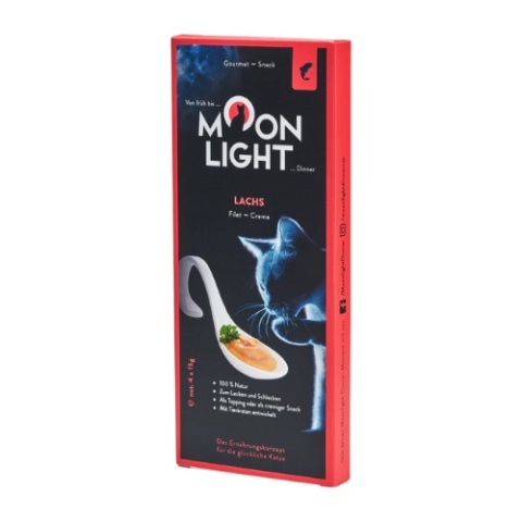 Moonlight Dinner Creme łosoś - przysmak dla kota 4x15g