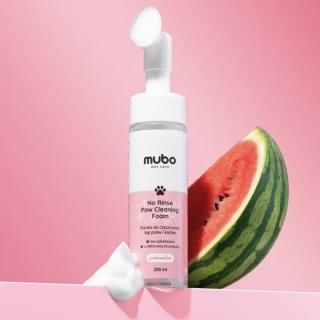 Mubo Paw Cleaning Foam Watermelon - pianka do mycia łapek bez spłukiwania arbuzowa 200ml