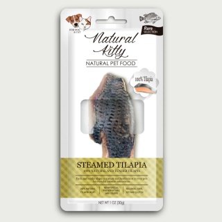 Natural Kitty tilapia gotowana na parze - przysmak dla kota 30g
