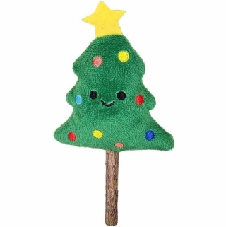 Nobby choinka z patyczkiem matatabi - zabawka świąteczna dla kota