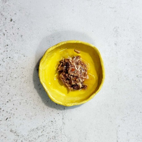 Ollo Cat nr 2 tuńczyk i kurczak z łososiem - karma dla kota 70g