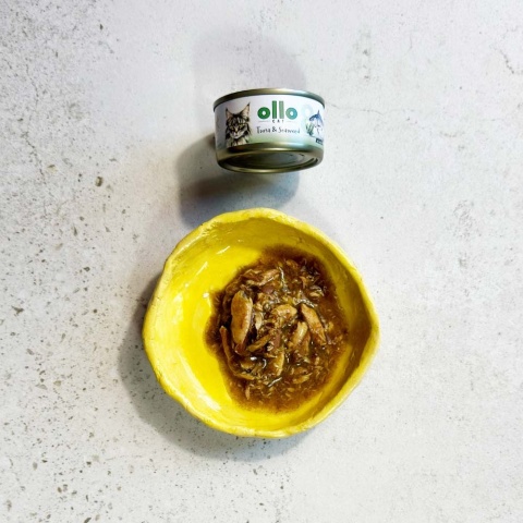 Ollo Cat nr 8 tuńczyk i wodorosty - karma dla kota 70g