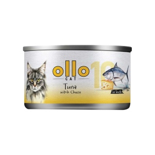 Ollo Cat nr 10 tuńczyk ser - karma dla kota 70g