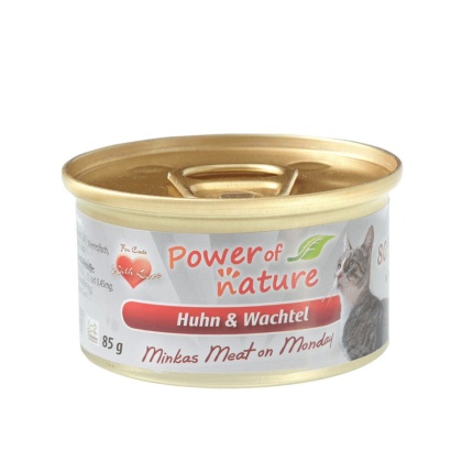 Power of Nature Minka's Meat on Monday - kurczak i przepiórka puszka 85 g