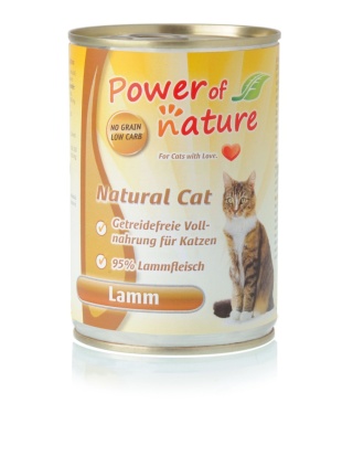 Power of Nature Natural Cat - jagnięcina puszka 400g