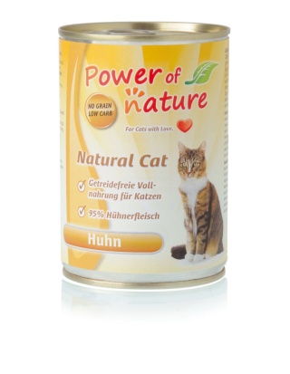 Power of Nature Natural Cat - kurczak puszka 400g