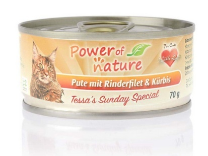 Power of Nature Tessa's Sunday Indyk z filetem z wołowiny 70g