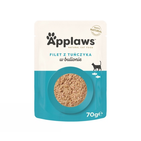 APPLAWS Cat filet z tuńczyka w bulionie dla kota 70g